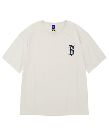 ストリートクラシックフォントアート半袖Tシャツ U2158