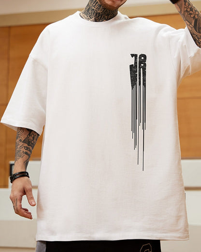 【OUTLET/即納】ドリップロゴワンポイント半袖Tシャツ U2250