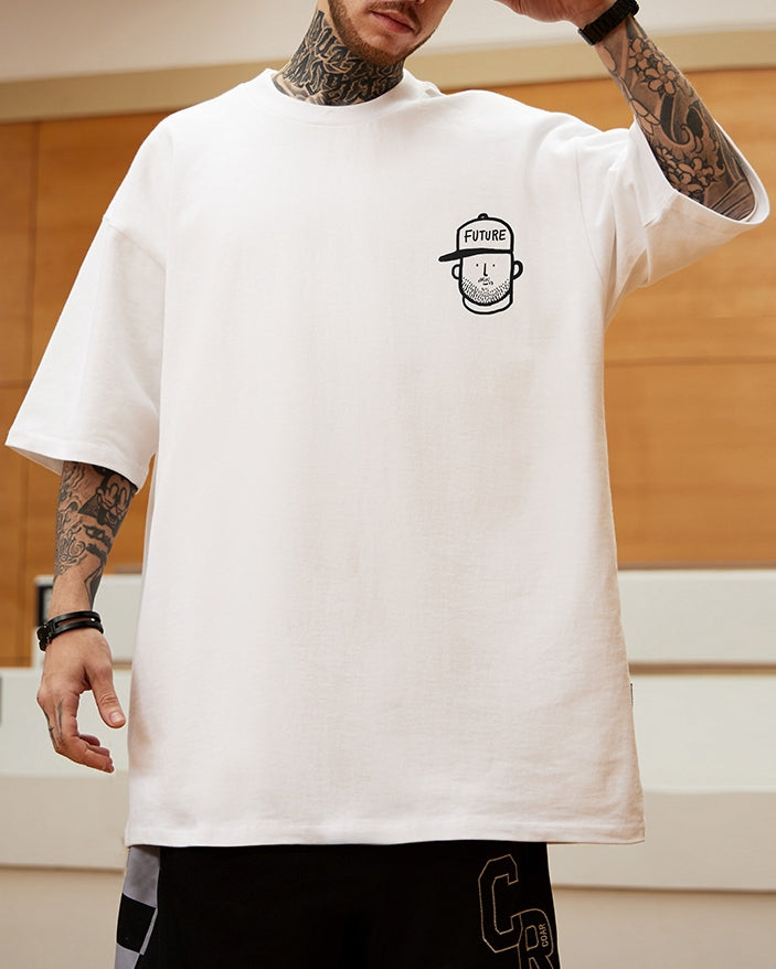 ワンポイントアート半袖Tシャツ U2204