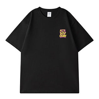 【OUTLET/即納】スプラッシュプリントオーバーサイズ半袖Tシャツ U2594