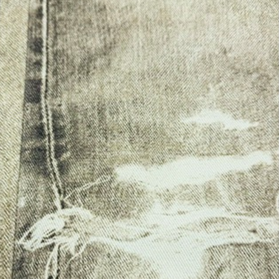 ブラストウォッシュルーズデニムパンツ U2513