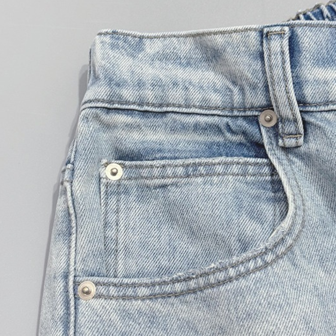 ライトウォッシュワイドデニムパンツ U2506