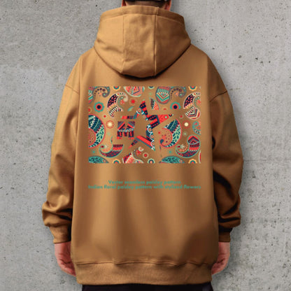 ペイズリーグラフィックパーカー U2381