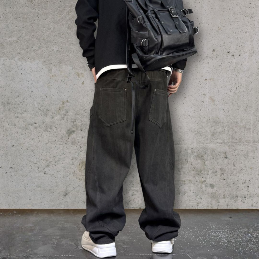 テックシームワイドシルエットパンツ U2544