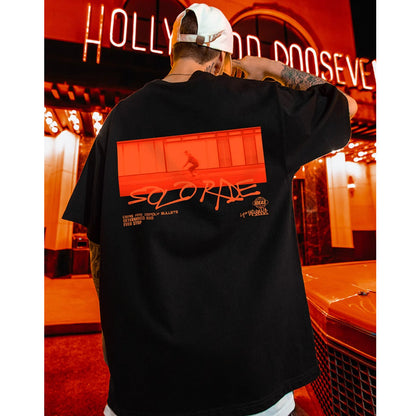 【OUTLET/即納】ヒップホップ半袖Tシャツ U1810