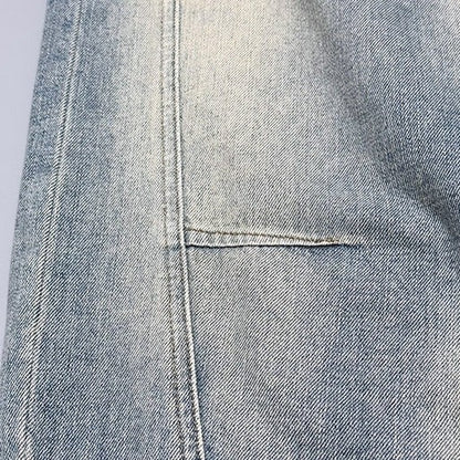 ウォッシュドワイドシルエットデニムパンツ U2585