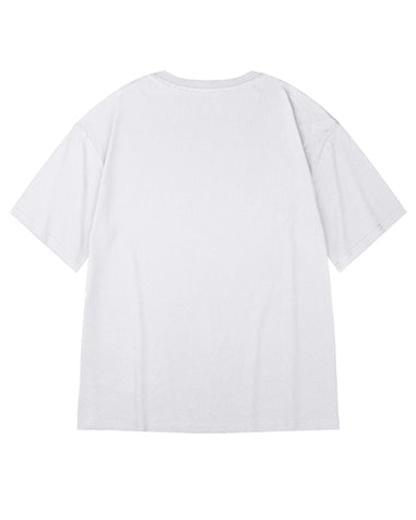 【OUTLET/即納】カラフルアートクラウン半袖Tシャツ U2215