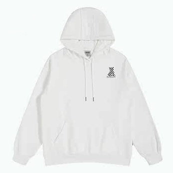 チェッカーベアプリントパーカー U2494