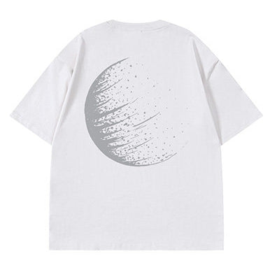 【OUTLET/即納】アブストラクトサークル半袖Tシャツ U2534