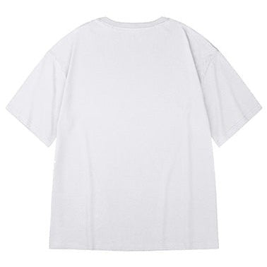 ベアプリントクルーネックTシャツ U2340