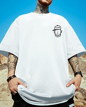ワンポイントアート半袖Tシャツ U2204