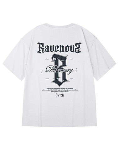 ストリートクラシックフォントアート半袖Tシャツ U2158
