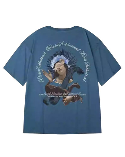 クラシックエンジェルグラフィック半袖Tシャツ U2249