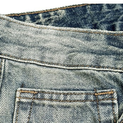 クロスエンブレムフェードデニムパンツ U2514