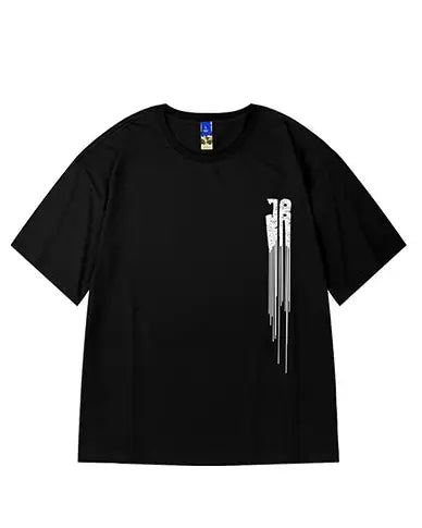 【OUTLET/即納】ドリップロゴワンポイント半袖Tシャツ U2250