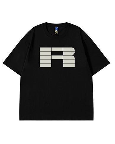 ブロックロゴフロントプリント半袖Tシャツ U2185