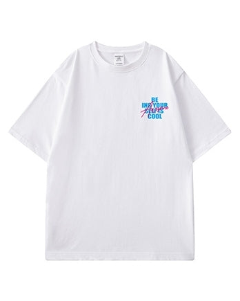 【OUTLET/即納】ダイナミックレターモチーフ半袖Tシャツ U2485