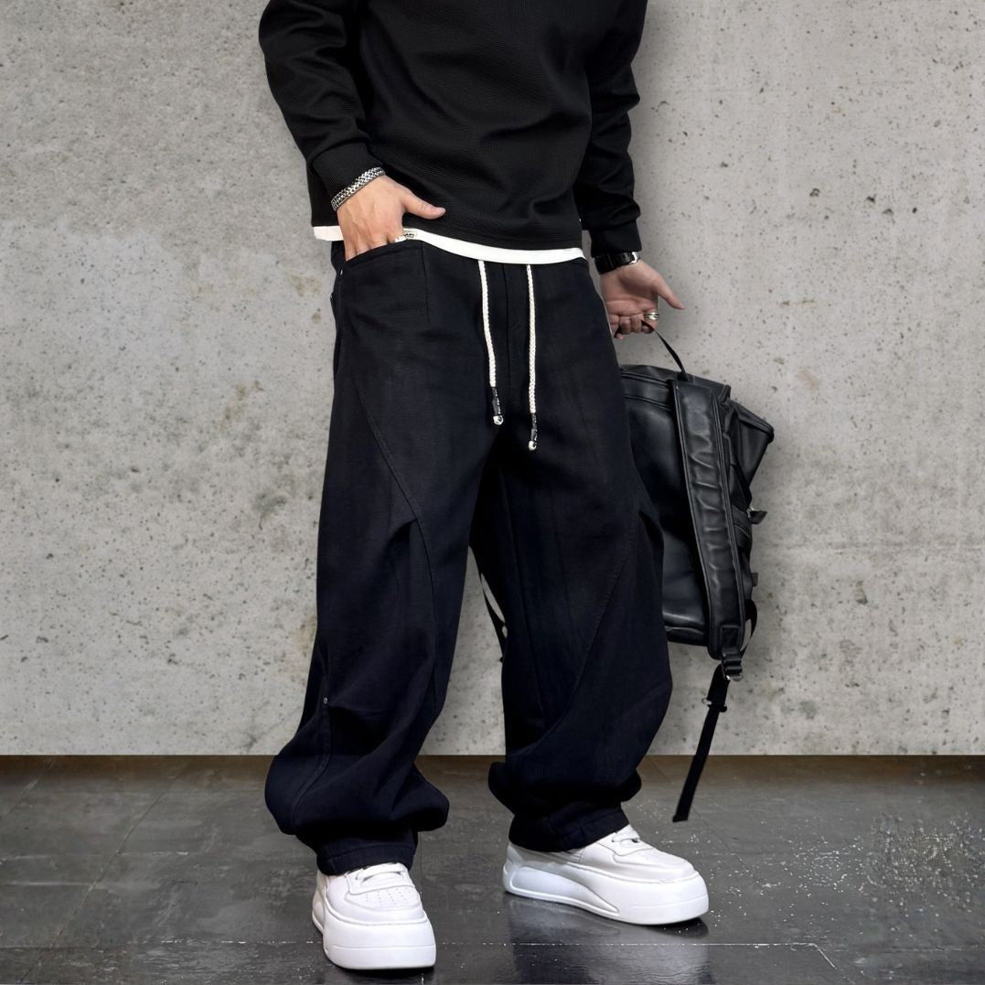 テックシームワイドシルエットパンツ U2544