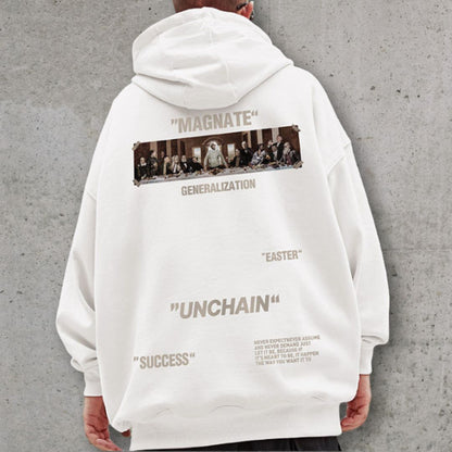 コラージュビジュアルストリートパーカー U2408