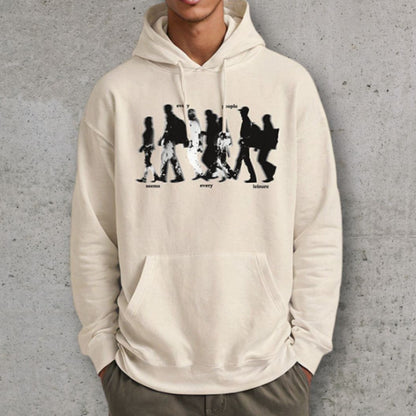 シルエットグラフィックパーカー U2377