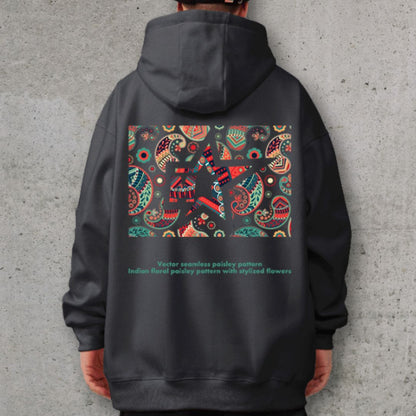 ペイズリーグラフィックパーカー U2381