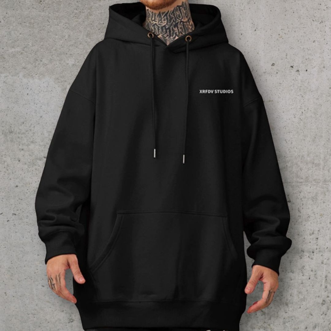 モーションラインアートプリントパーカー U2385