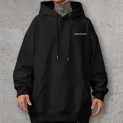 モーションラインアートプリントパーカー U2385