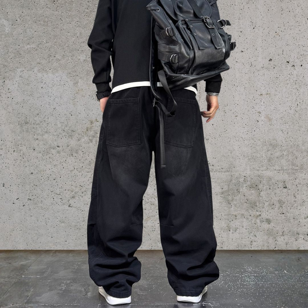 フェードトーンワイドカーゴパンツ U2540