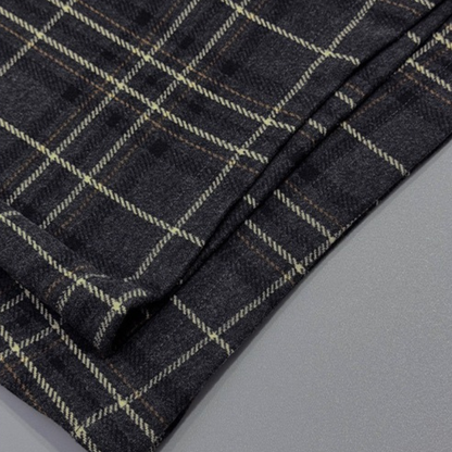 チェックワイドシルエットパンツ U2510