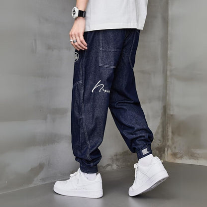 【OUTLET/即納】ストリートステッチデニムジョガーパンツ U1563