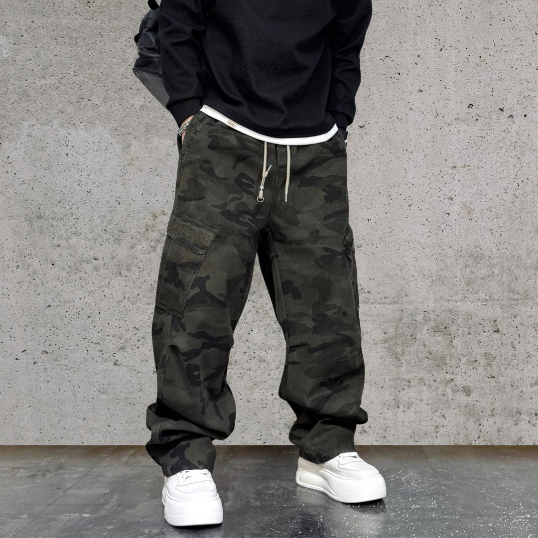 タクティカルカモフラージュカーゴパンツ U2539