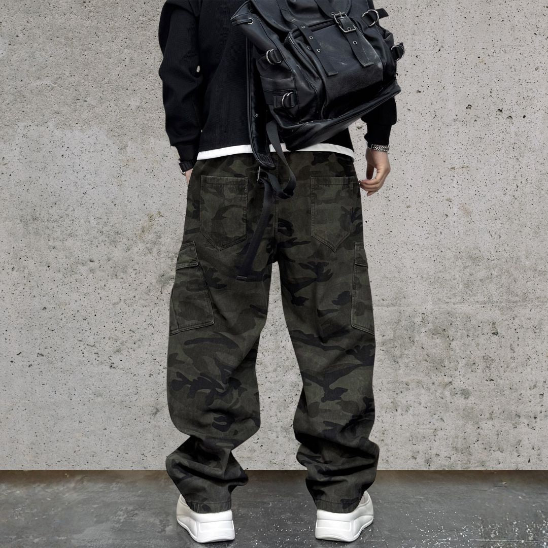 タクティカルカモフラージュカーゴパンツ U2539