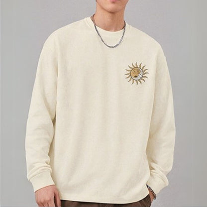 【OUTLET/即納】バックプリントクリエイティブ長袖Tシャツ U2267