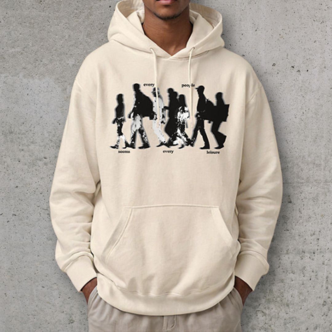 シルエットグラフィックパーカー U2377