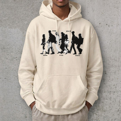 シルエットグラフィックパーカー U2377