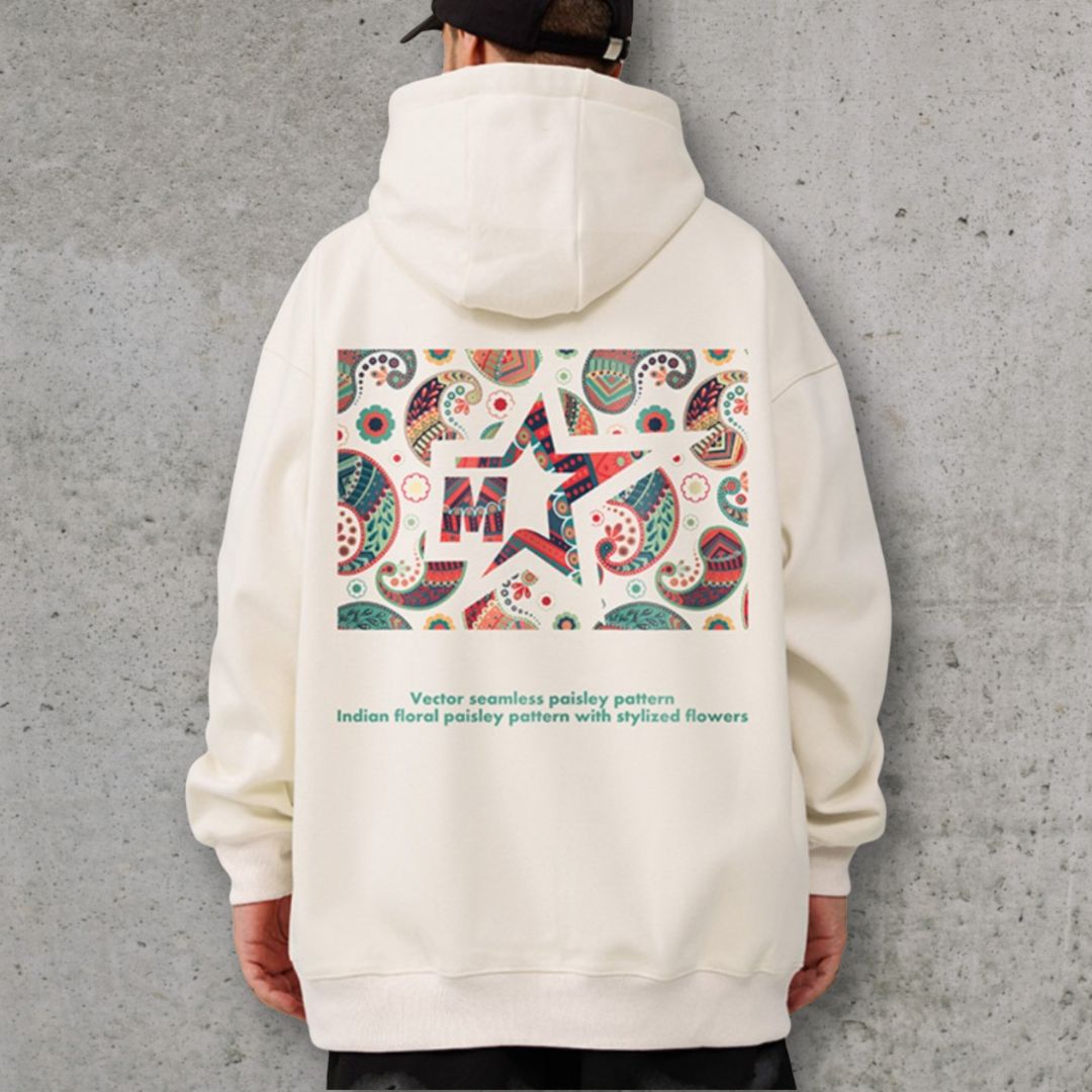 ペイズリーグラフィックパーカー U2381
