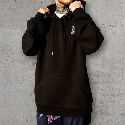 チェッカーベアプリントパーカー U2494