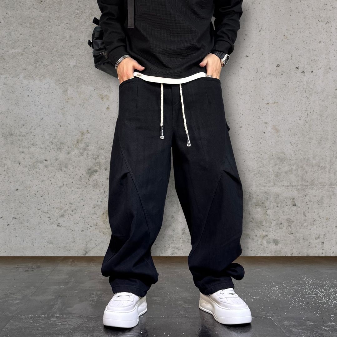 テックシームワイドシルエットパンツ U2544