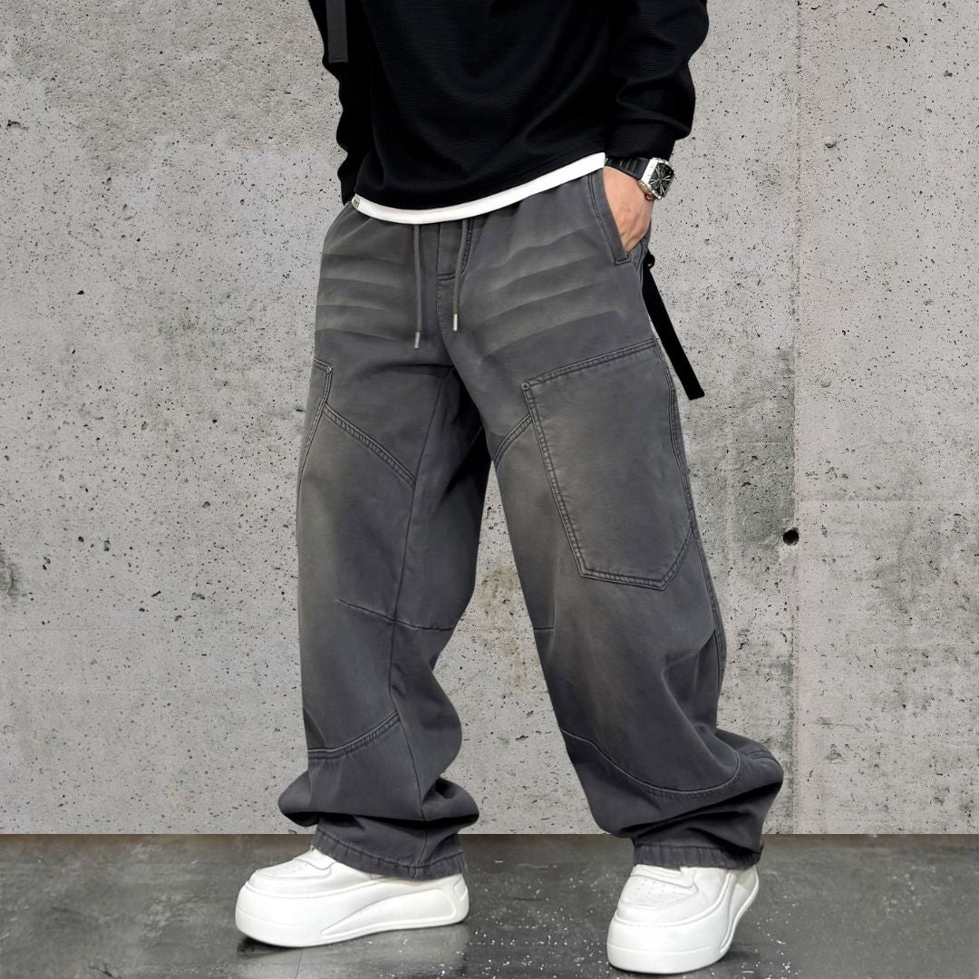 フェードトーンワイドカーゴパンツ U2540