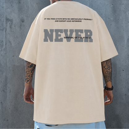 ビッグシルエットバックグラフィック半袖Tシャツ U2533