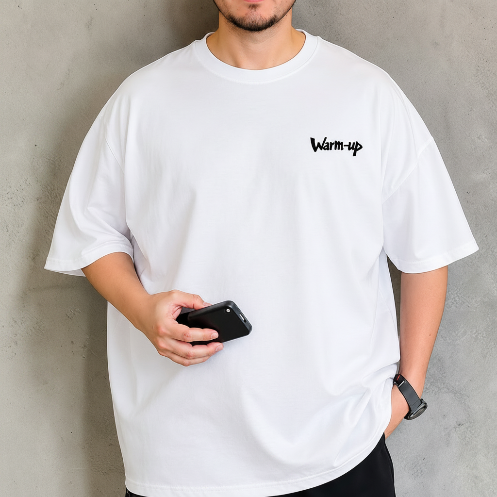 【OUTLET/即納】スプラッシュプリントバックデザイン半袖Tシャツ U2593
