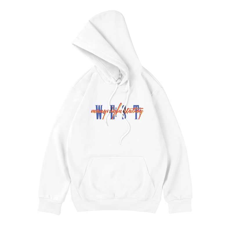 レタリングフロントデザインパーカー U2389