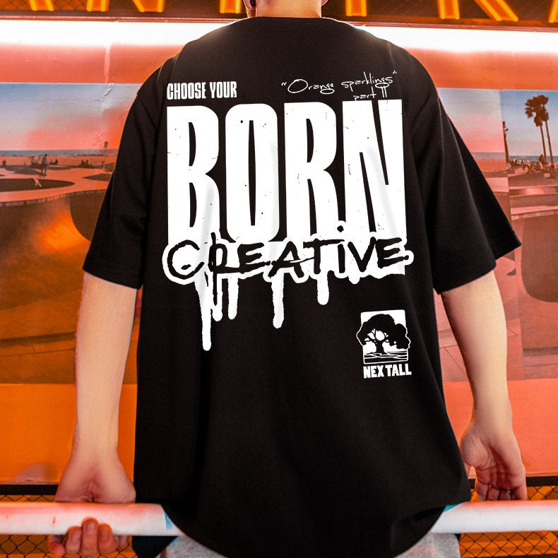 ドロップインクオーバーサイズ半袖Tシャツ U2595