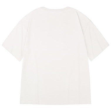 ベアプリントクルーネックTシャツ U2340