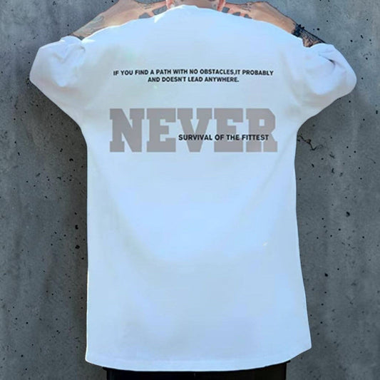 【OUTLET/即納】ビッグシルエットバックグラフィック半袖Tシャツ U2533