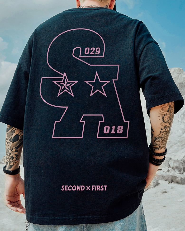 スターナンバーコンセプトデザイン半袖Tシャツ U2167