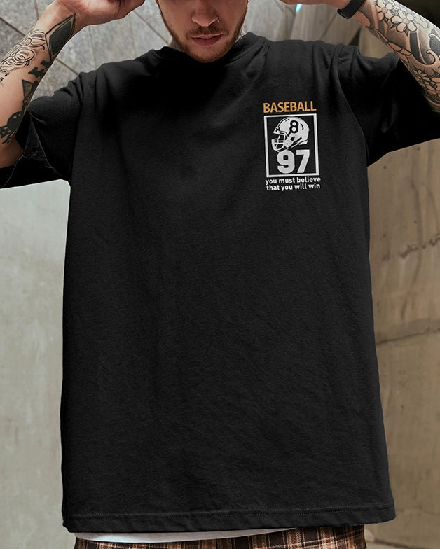 【OUTLET/即納】モチベーションテキストレイアウト半袖Tシャツ U2178