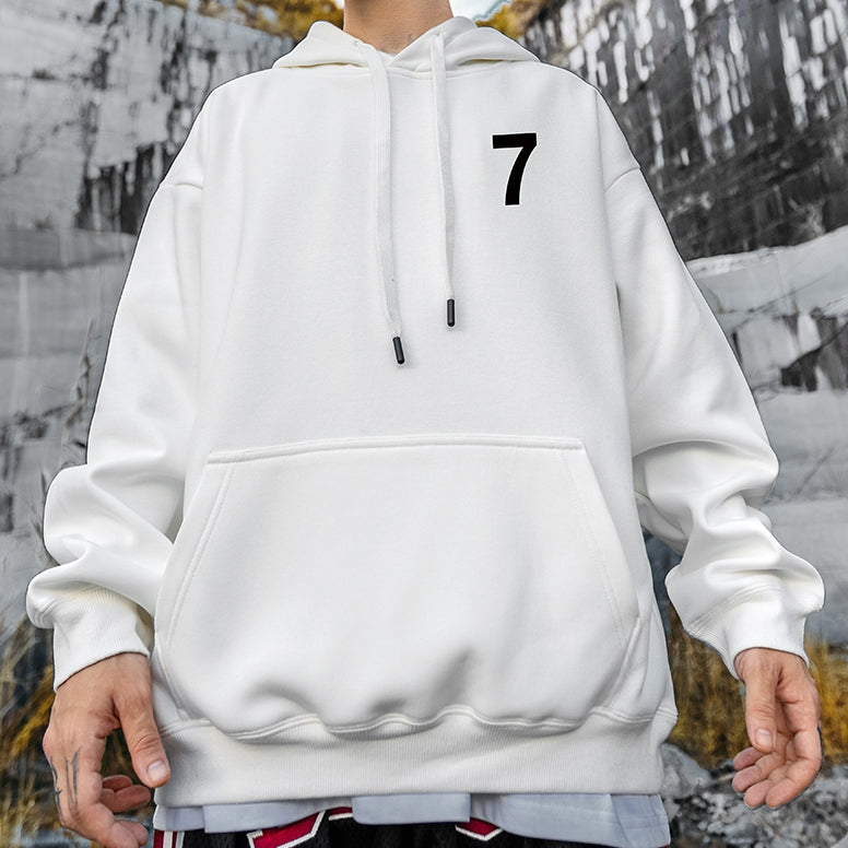 【OUTLET/即納】No.7 デザインプリントパーカー U1467