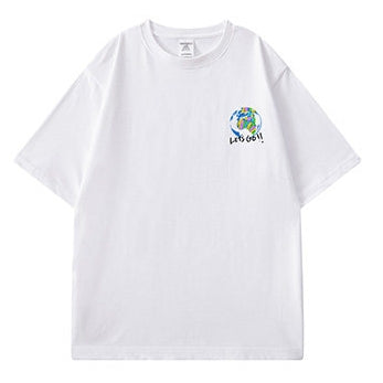 アースグラフィックルーズ半袖Tシャツ U2598