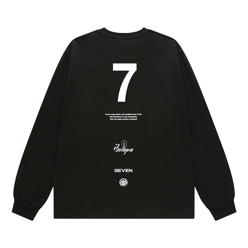 OUTLET/即納】No.7 デザインプリント長袖Tシャツ U1661 – URBAN GROW